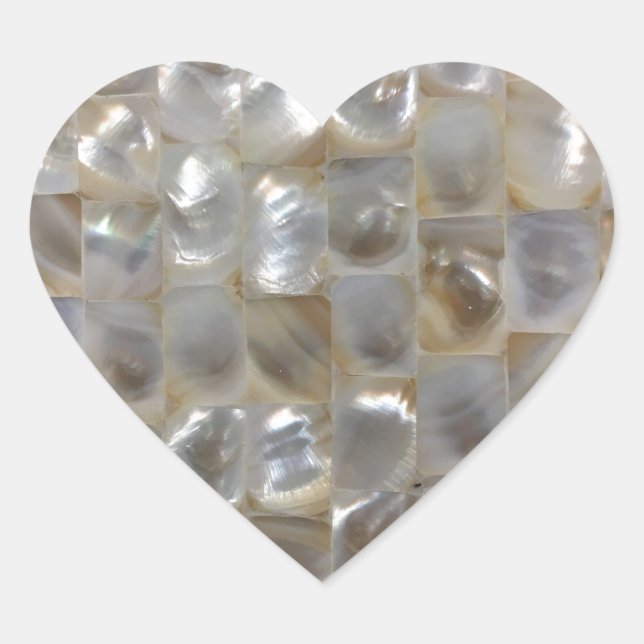 Mother of Pearl Mosaic Sticker (Front)