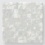 Mother Of Pearl Mosaic Stone Coaster