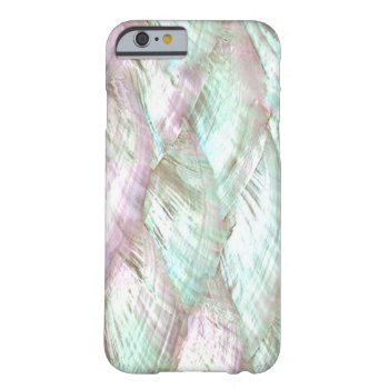 Mother Of Pearl Pink Print Barely Iphone 6 Case by zebracove at Zazzle