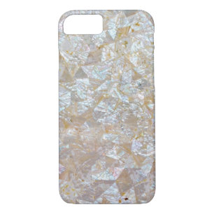 Mother Of Pearl Pink Triangle Tiled iPhone 8/7 Case