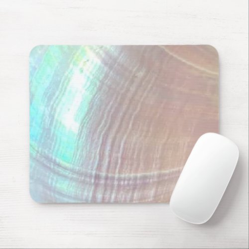 Mother of pearl Seashell Pearlescent Mouse Pad