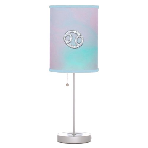 Mother of Pearl Style Cancer Zodiac Sign Decor Table Lamp