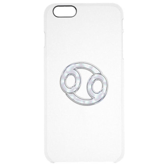 Mother of Pearl Style Cancer Zodiac Uncommon iPhone Case (Back)