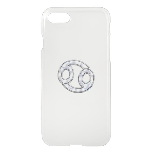 Mother of Pearl Style Cancer Zodiac iPhone SE87 Case