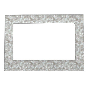 Mother of Pearl Style. Magnetic Photo Frame
