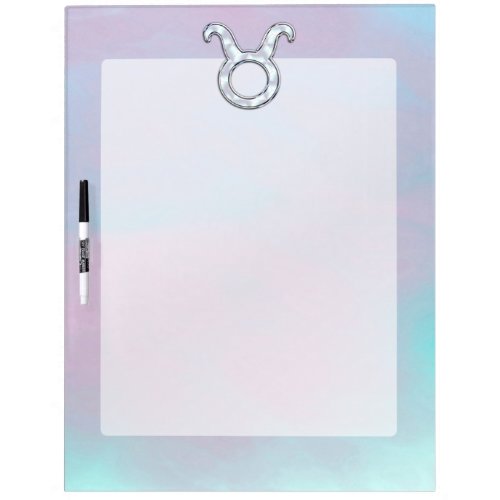 Mother of Pearl Taurus Zodiac Astrology Dry Erase Board