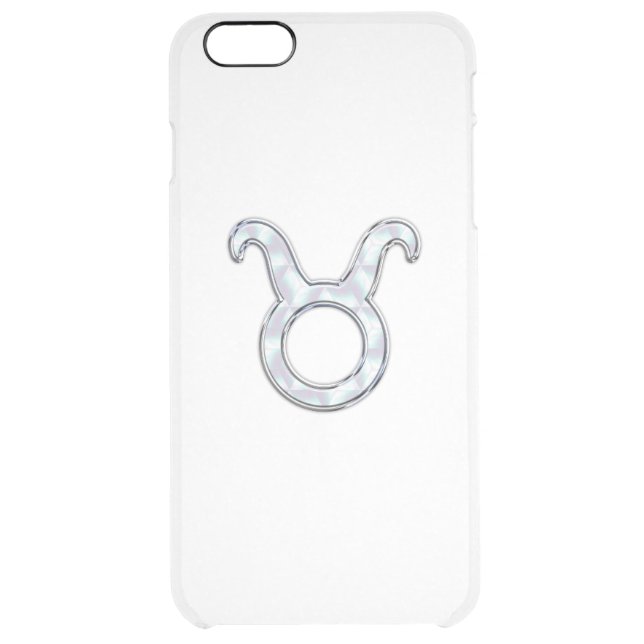 Mother of Pearl Taurus Zodiac Astrology Uncommon iPhone Case (Back)
