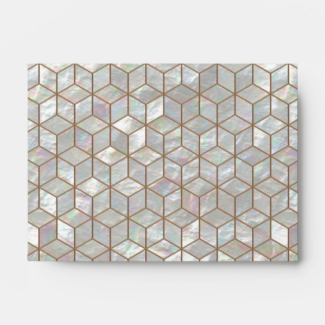 Mother Of Pearl Tiles Envelope (Front)