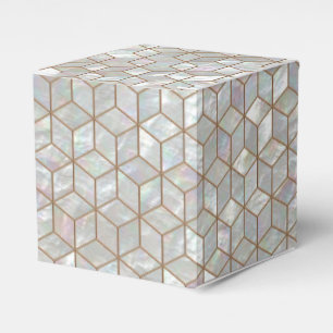 Mother Of Pearl Tiles Favor Boxes
