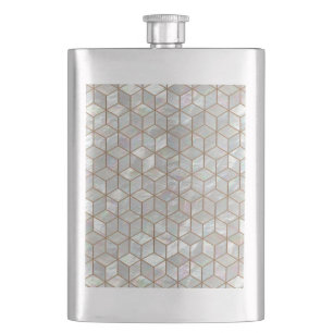 Mother Of Pearl Tiles Flask
