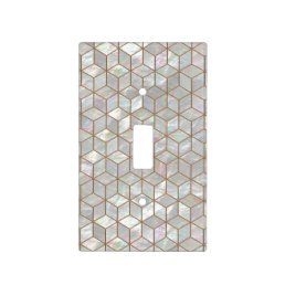 Mother Of Pearl Tiles Light Switch Cover
