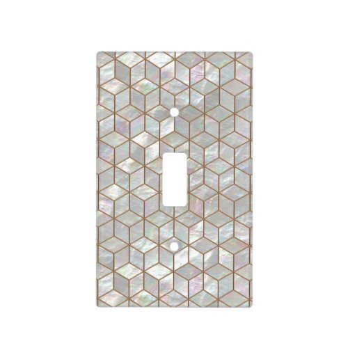 Mother Of Pearl Tiles Light Switch Cover