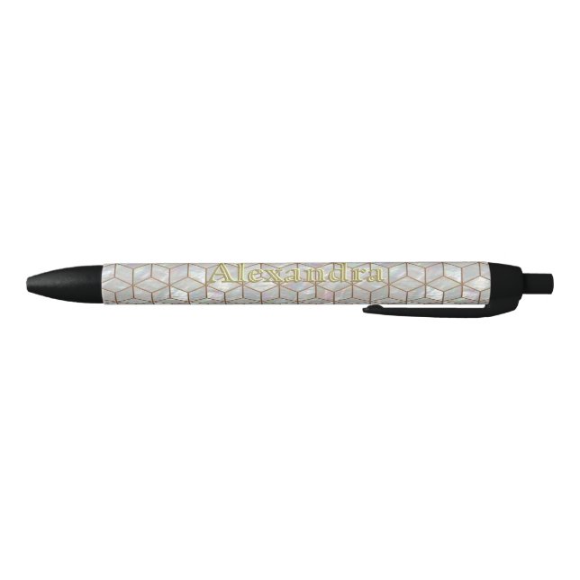 Mother Of Pearl Tiles Pen (Bottom)