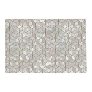 Mother Of Pearl Tiles Placemat