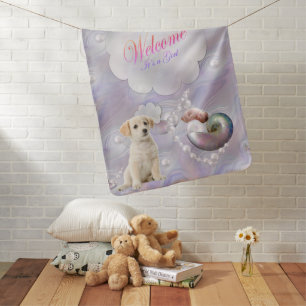 Mother of Pearls giving Birth to a Baby Girl Baby Blanket