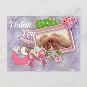 Mother of Pearls giving Birth to a Baby Girl Postcard