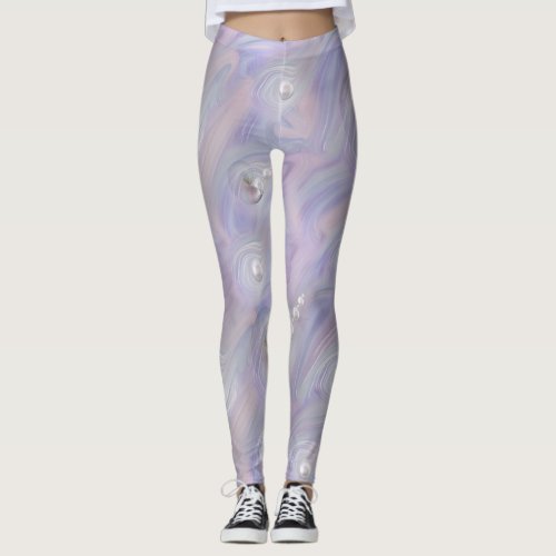 Mother of Pearls giving Birth to a Pearl Leggings