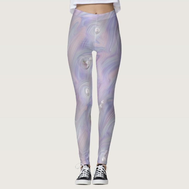 Mother of Pearls giving Birth to a Pearl Leggings (Front)