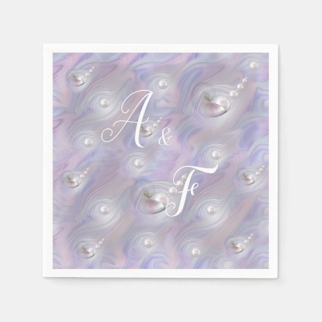 Mother of Pearls giving Birth to a Pearl Napkins (Front)
