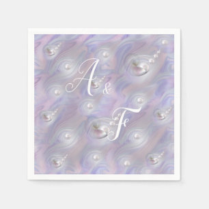 Mother of Pearls giving Birth to a Pearl Napkins