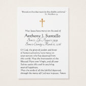 Mother of Perpetual Help Funeral Prayer Holy Card (Back)
