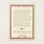 Mother of Perpetual Help Holy | Prayer Card (Back)