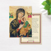 Mother of Perpetual Help Holy | Prayer Card (Desk)