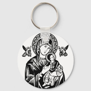 Mother of Perpetual Help  Keychain