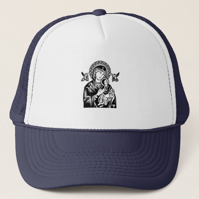 Mother of Perpetual Help Trucker Hat (Front)