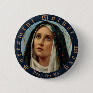 Mother of Sorrows Button