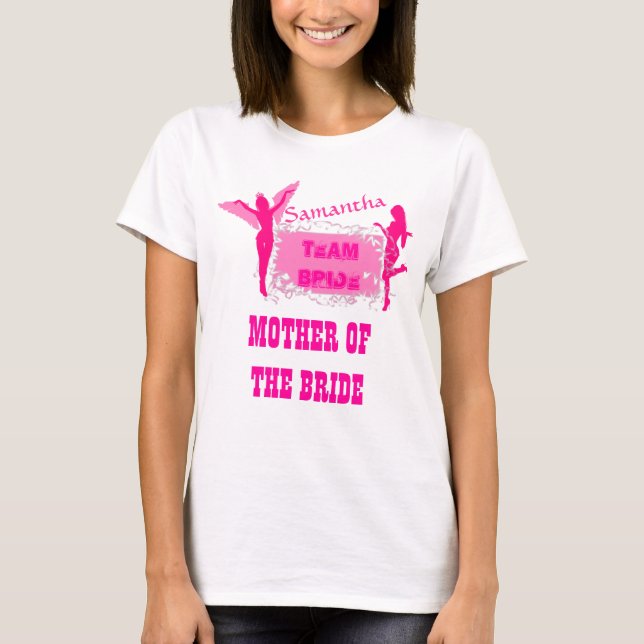 Mother of the bride bachelorette T-Shirt (Front)