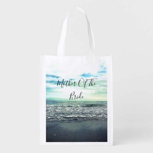 Mother Of The Bride Beach Ocean Gift Favor Grocery Bag