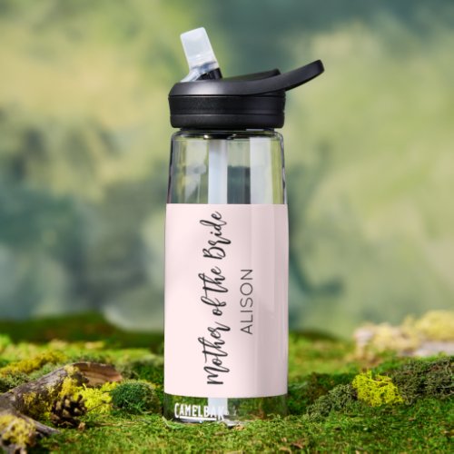 Mother of the Bride Blush Pink  Water Bottle