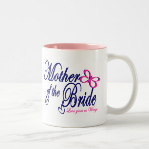 Mother of the Bride/ Butterfly Two-Tone Coffee Mug