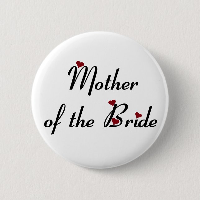 Mother of the Bride button (Front)