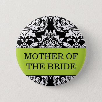 Mother Of The Bride Button by designaline at Zazzle