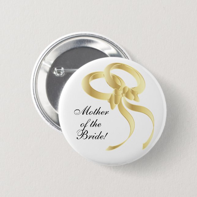 Mother of the Bride Button (Front & Back)