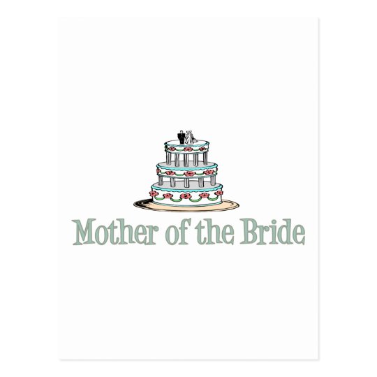Mother Of The Bride (Cake) Postcard