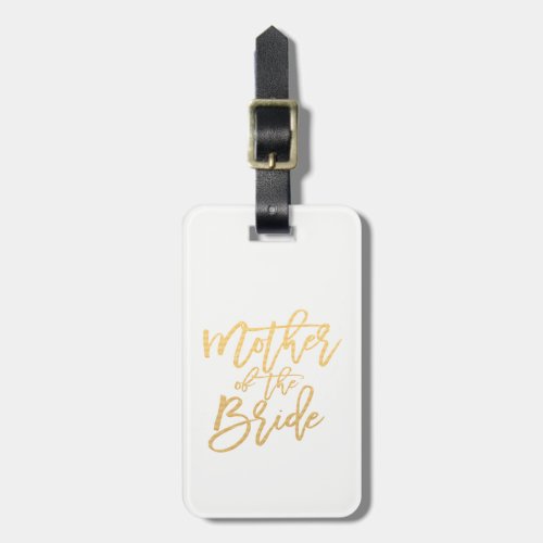 Mother of the BrideCalligraphy Travel Luggage Tag