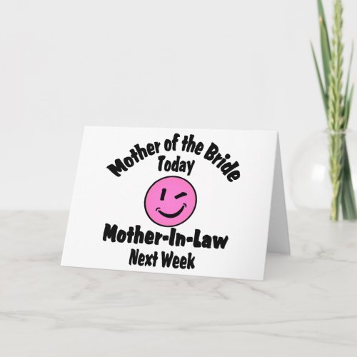 Mother of the Bride Card