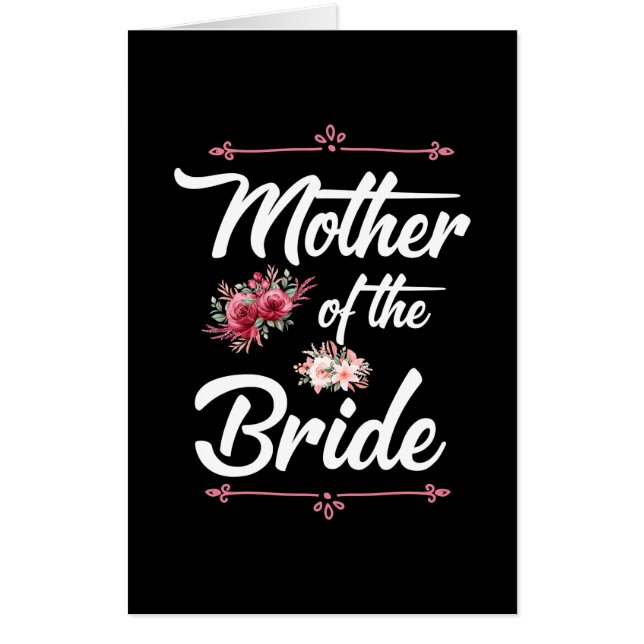 Mother Of The Bride Card (Front)
