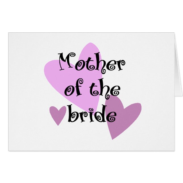 Mother of the Bride Cards (Front Horizontal)