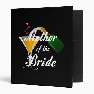 Mother Of The Bride Champagne Toast 3 Ring Binder