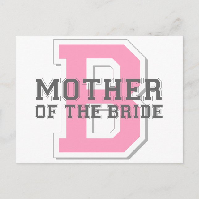 Mother of the Bride Cheer Postcard (Front)