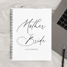Mother of the Bride Chic Script Notebook