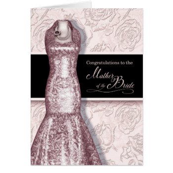 Mother Of The Bride Congratulations Blush Pink by SalonOfArt at Zazzle