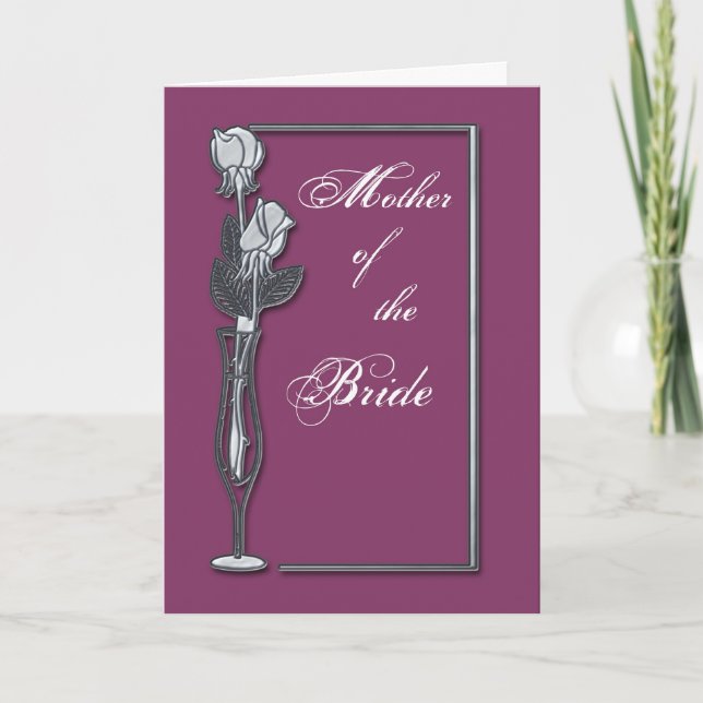 Mother of the Bride Congratulations Card (Front)