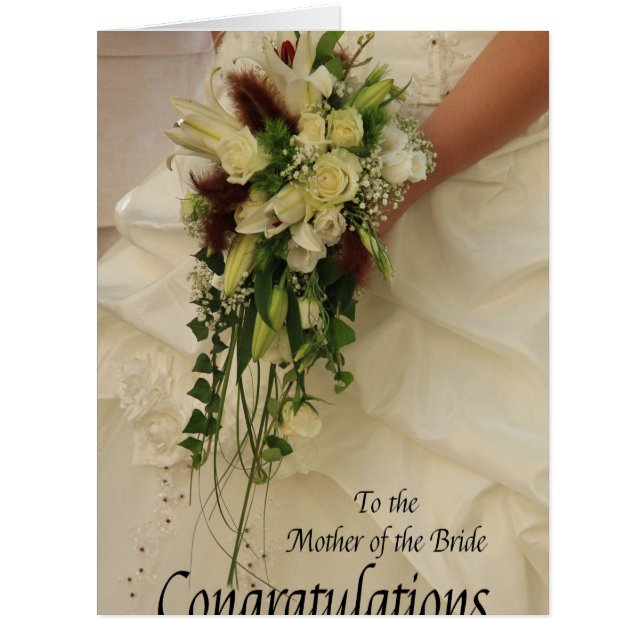 mother of the bride congratulations cards (Front)