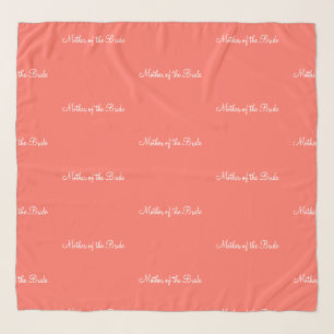 Mother of the Bride Coral Scarf