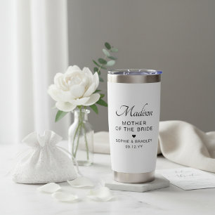 Mother of the Bride Custom Personalised Wedding Insulated Tumbler